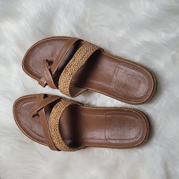 Stuart Weitzman MARIELLA Sandals 10 Women’s Brown Leather - Picture 2 of 9